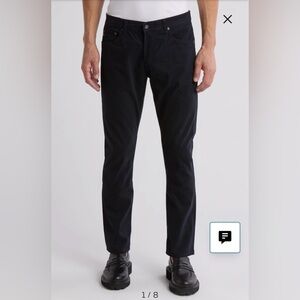 AG Men’s SUD Print Everett Slim Straight Pants Brant Taupe Multi  Size 38X34 NWT